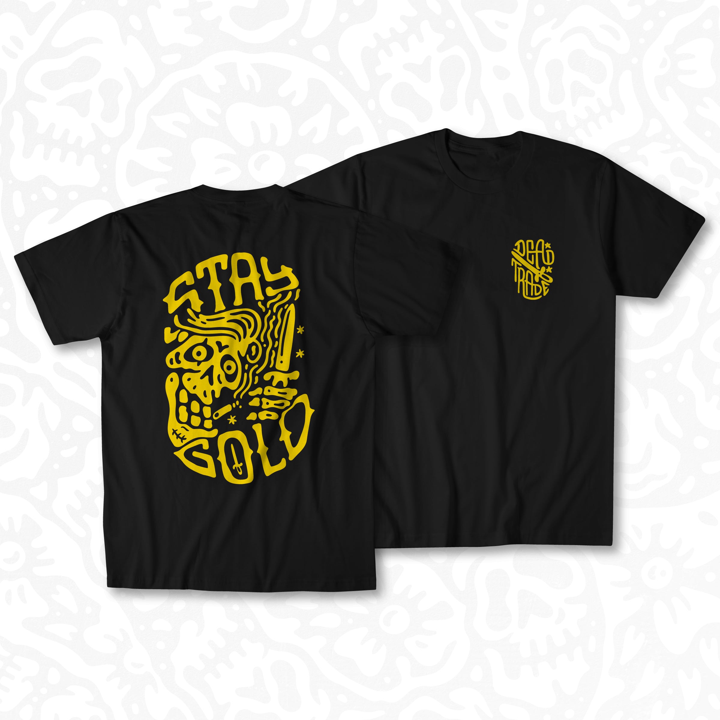 STAY GOLD / BLACK T-SHIRT – Dead Trade Company