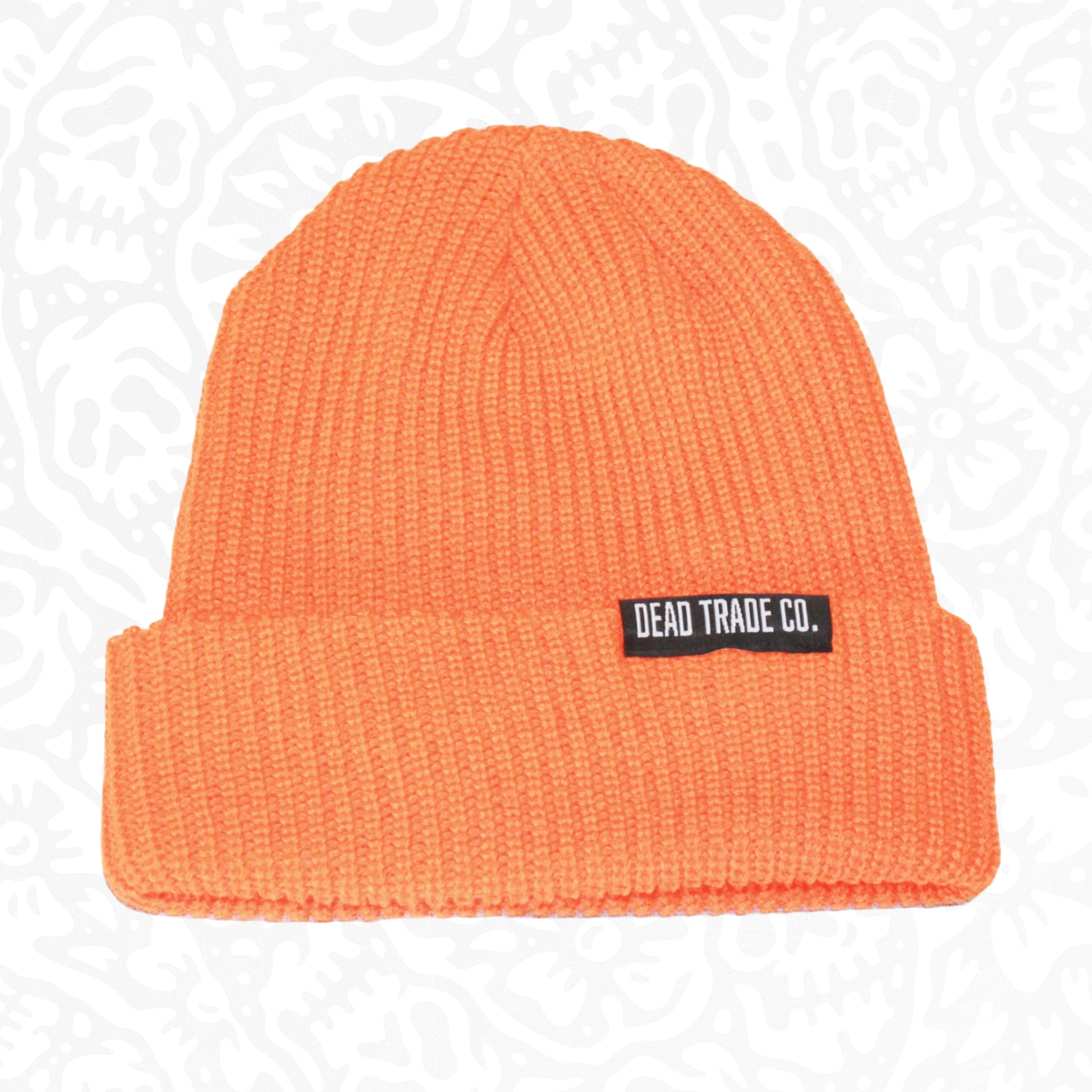 Comfortable, mid-low profile ribbed knit, made-in-Canada toque/beanie, 100% acrylic, 8" with folded cuff. Available in 6 colors. Soft, durable, with an embroidered tag on the cuff. Manufactured in Quebec, finished in Alberta, Canada.