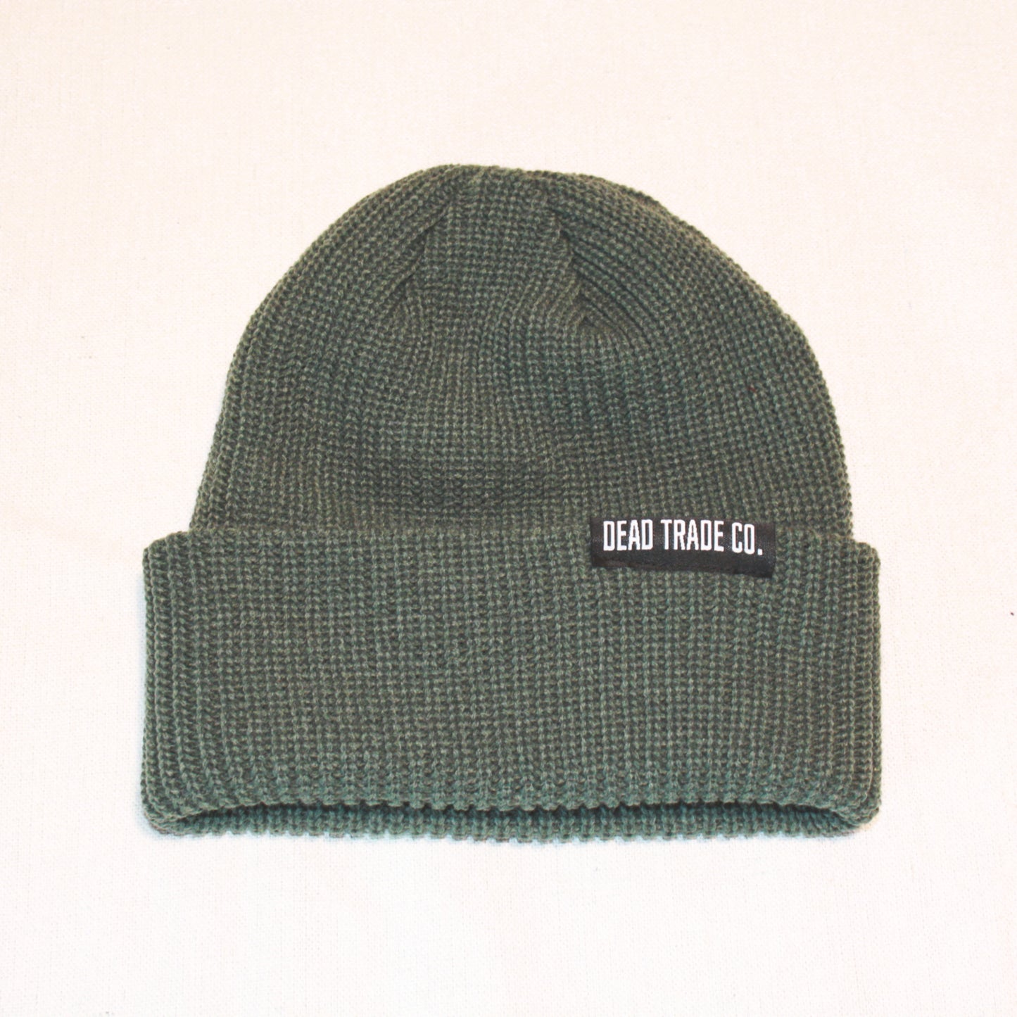 Comfortable, mid-low profile ribbed knit, made-in-Canada toque/beanie, 100% acrylic, 8" with folded cuff. Available in 6 colors. Soft, durable, with an embroidered tag on the cuff. Manufactured in Quebec, finished in Alberta, Canada.